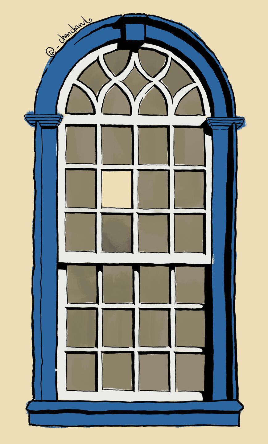 Arte comissionada - coleção de janelas